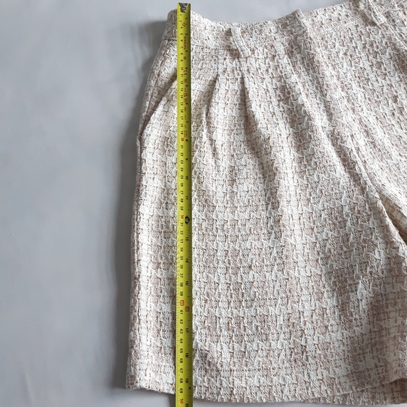 Anthropologie Avec Les Filles Tweed Pleated Shorts - Picture 12 of 15